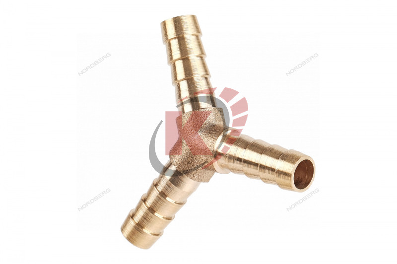 Переходник "елка" 8 мм Y-образный, латунь (NP3S08) Nordberg