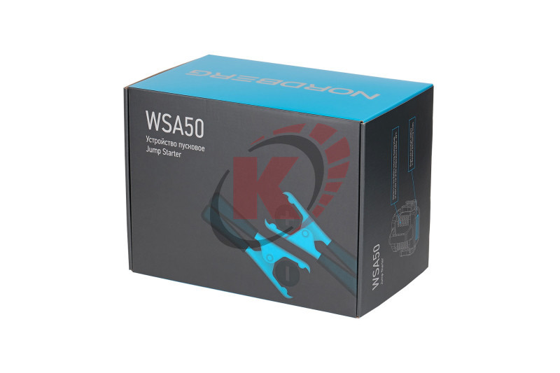 Устройство пусковое (56000мАч) 5/9/12/24 В, 2000/1000A (WSA50) Nordberg