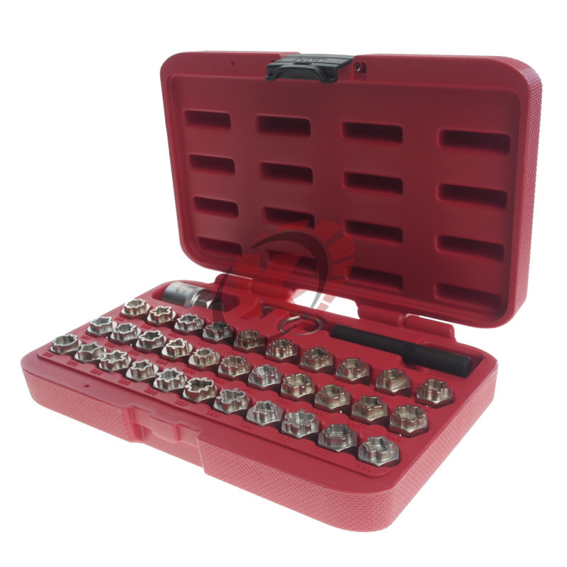 Набор головок для секретных болтов Mercedes Benz 35 предметов (JTC-6747)