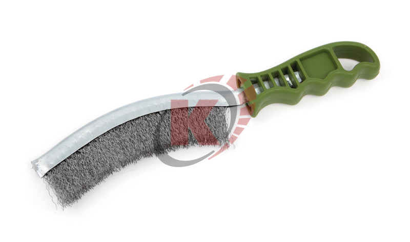 Щетка ручная стальная 275 мм пласт. ручка (270291) ДТ