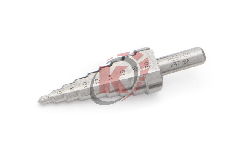 Сверло ступенчатое 4-20мм 9 ступеней Р6М5К5 (216204) ДТ