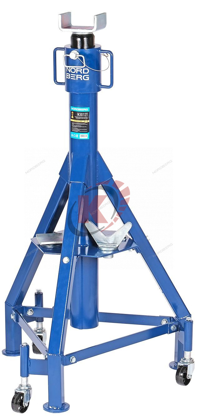 Подставка под машину 12т 1шт. H=1300-1910мм на колесах (N3012T) Nordberg