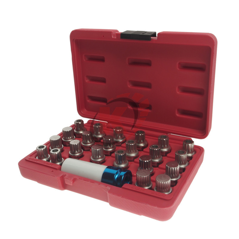 Набор головок для секретных болтов VW 23 предметов (JTC-6743)