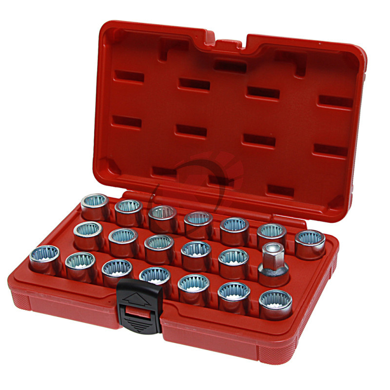 Набор головок для секретных болтов и гаек для большинства моделей VAG и Porsche (JTC-4561)