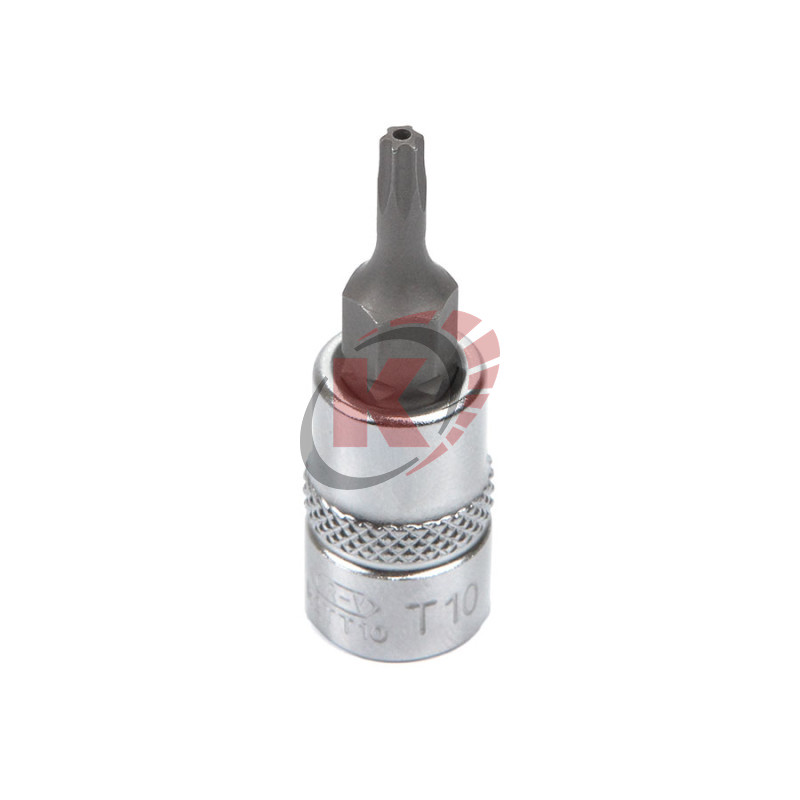 Бита-насадка TORX T10H L=37мм 1/4" с отверстием (H2TT10) Licota