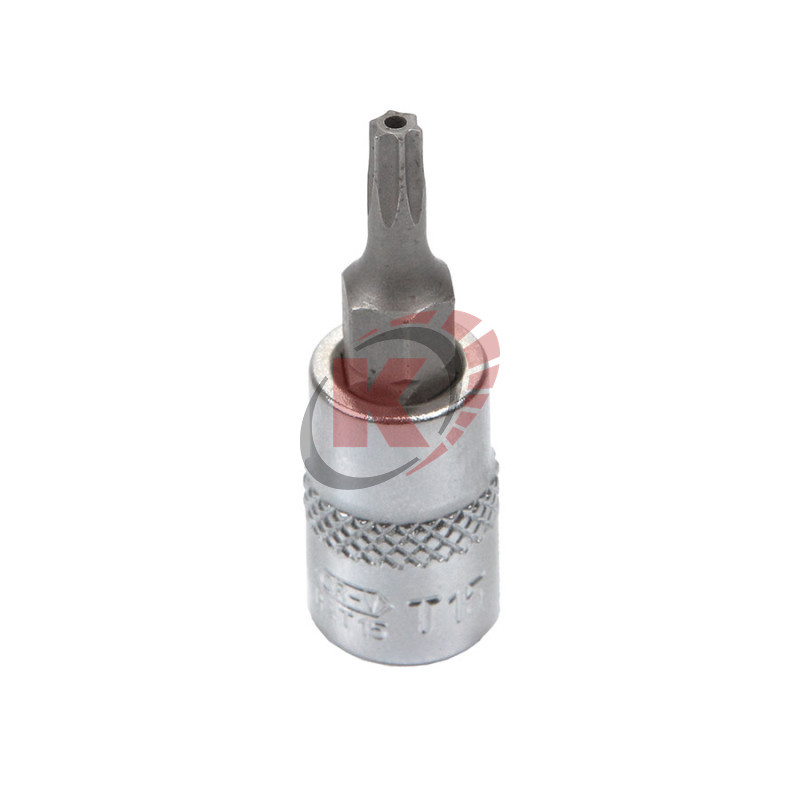 Бита-насадка TORX T15H L=37мм 1/4" с отверстием (H2TT15) Licota