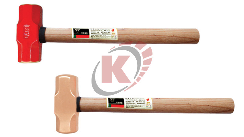 Кувалда с ручкой из дерева гиккори искробезопасная 5000гр. (GSS-WKB5000) Garwin