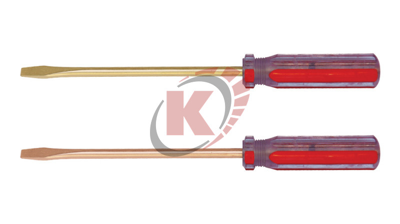 Отвертка c пластиковой ручкой искробезопасная SL3х75 мм (GSX-C04) Garwin