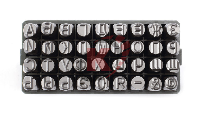 Клейма буквенные стальные кириллица №7 (378307) ДТ