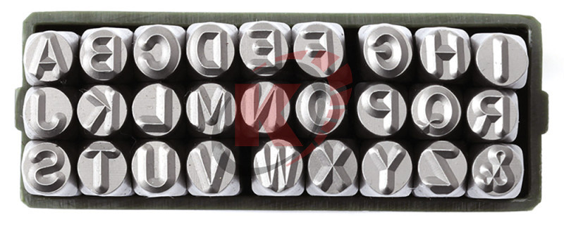Клейма буквенные стальные латиница №7 (378207) ДТ