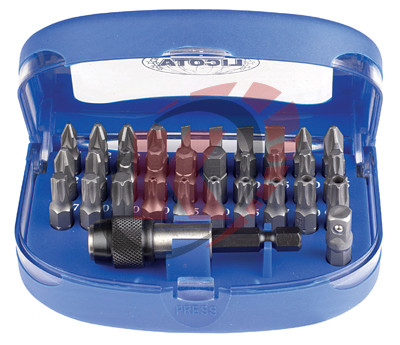 Набор бит 1/4" 32пр. с держателем PH,PZ,SL,HEX,TORX (ABD-70001) Licota
