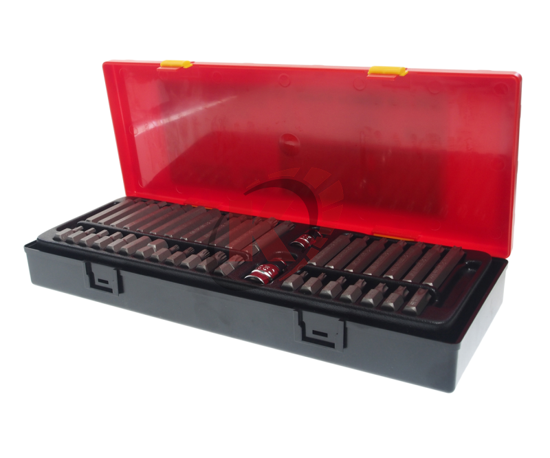 Набор бит 40пр. 10мм Hex,Torx, Spline (JTC-K1402) JTC