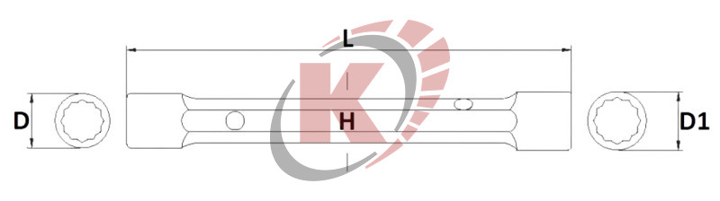 Ключ трубчатый 21х23 кованный (AWT-TBF2123) Licota