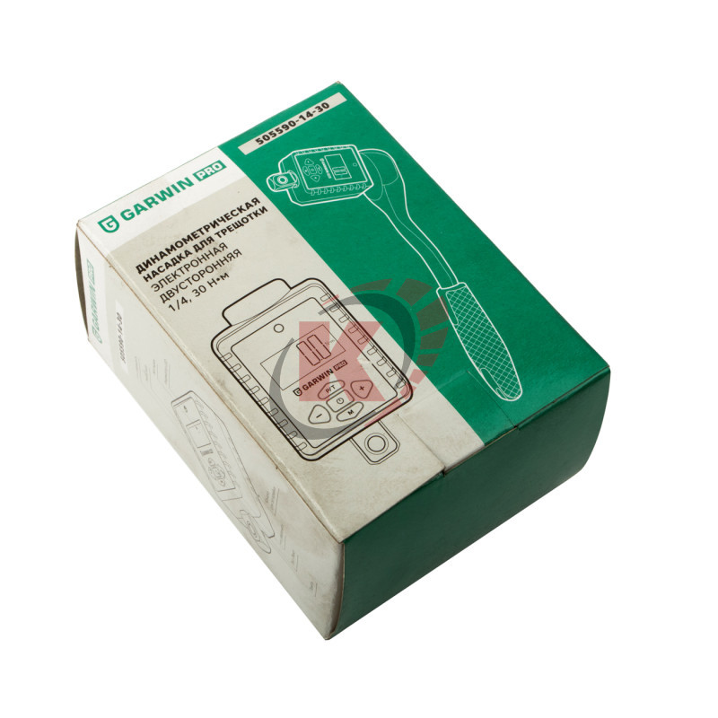 Насадка динамометрическая для трещотки электронная 1/4" 6-30Нм (505590-14-30) Garwin