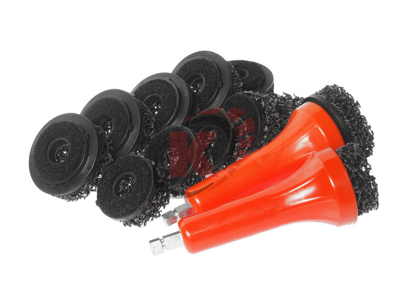 Набор насадок для чистки шпилек ступицы, 14 предметов (JTC-1541)