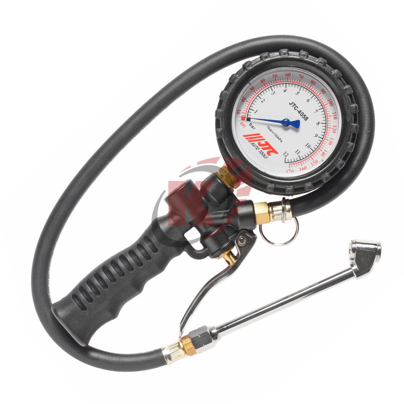 Манометр шинный многофункциональный до 170PSI 12 бар (JTC-4058L)