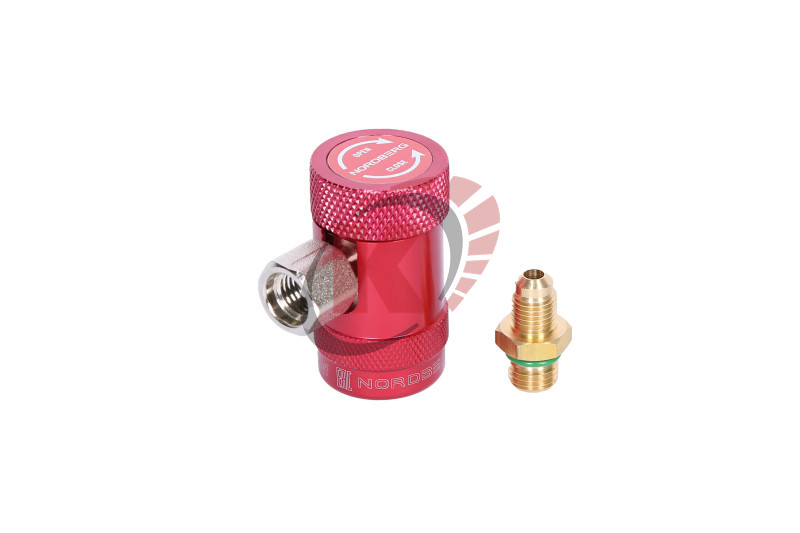 Муфта быстросъемная R1234yf высокое давление, красная (NFA9H) Nordberg