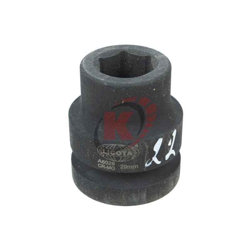 Головка торцевая 6гр. 1" S=22мм L=58мм ударная (A8022) Licota