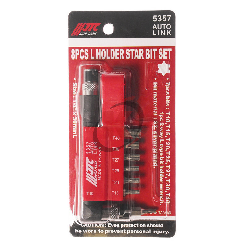 Набор бит TORX 8пр. T10-T40 (JTC-5357) JTC