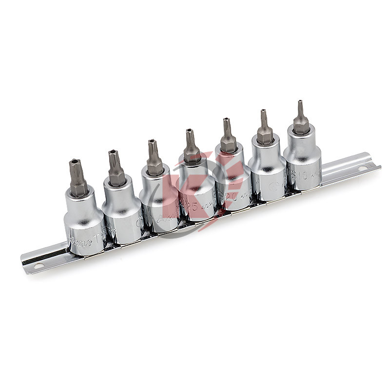 Набор бит-насадок TORX 1/2" 7 пр. 5-ти лучевые TS10-TS40 (460255-7) HANS