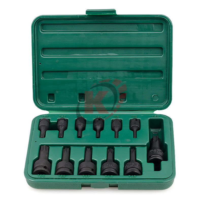 Набор бит-насадок TORX 1/4" 12пр. T10-T60 (896014-12) Hans