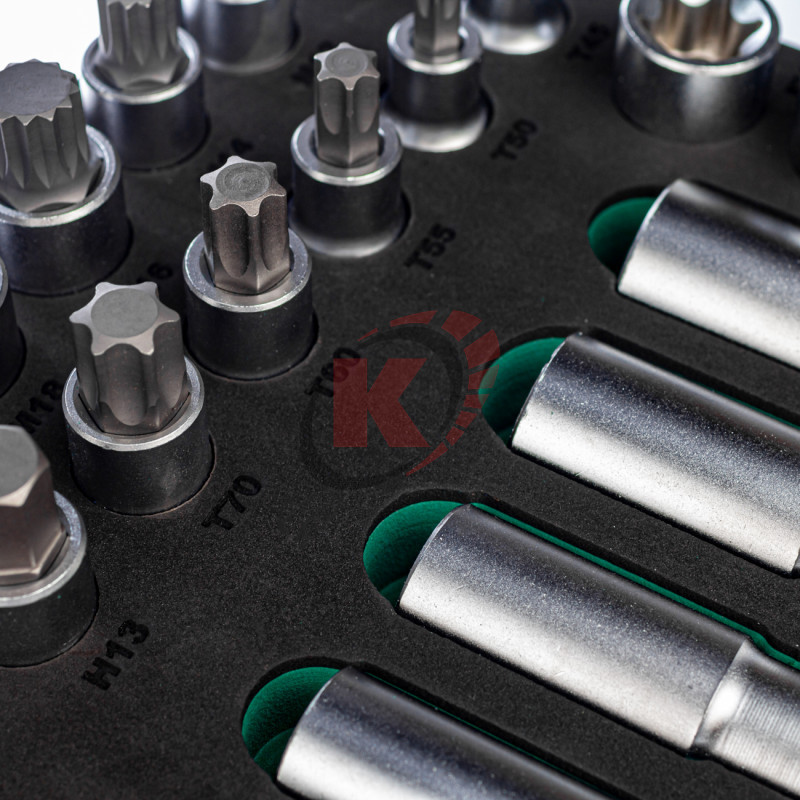 Набор инструментов 1/4"-1/2" 134 пр. (646015) EVA ложемент Garwin