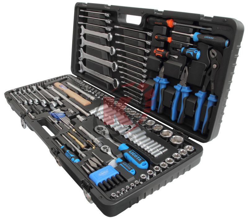 Набор инструментов 1/4"-1/2" 167 пр. (ALK-8023F) Licota