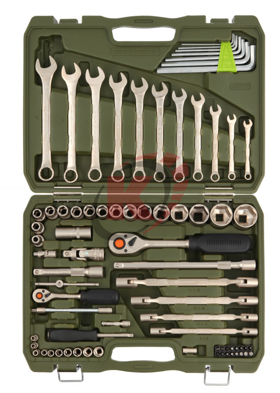 Набор инструментов 1/4"-1/2" 77пр. (620777) ДТ