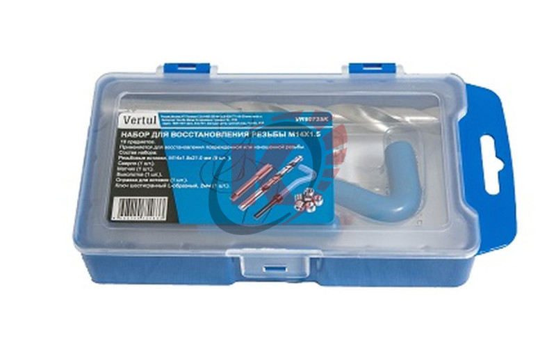 Набор для восстановления резьбы М14х1,5 (VR50725K) Vertul