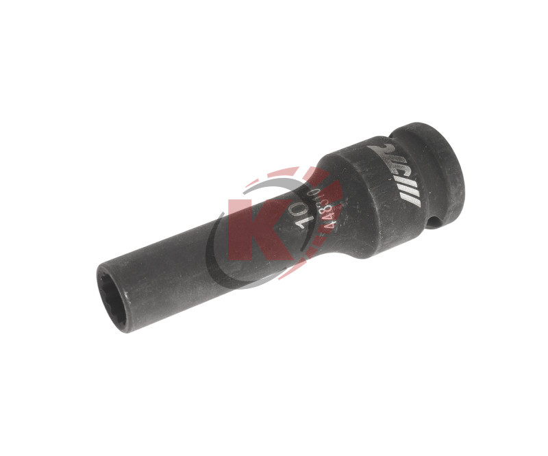 Головка торцевая 12гр. 1/2" S=10мм L=82мм ударная тонкостенная (JTC-448310)
