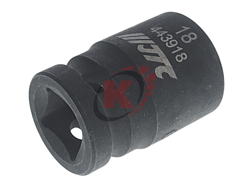 Головка торцевая 12гр. 1/2" S=18мм L=38мм ударная (JTC-443918)