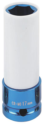 Головка торцевая 6гр. 1/2" S=17мм L=78мм ударная для литых дисков (AN4017L) Licota