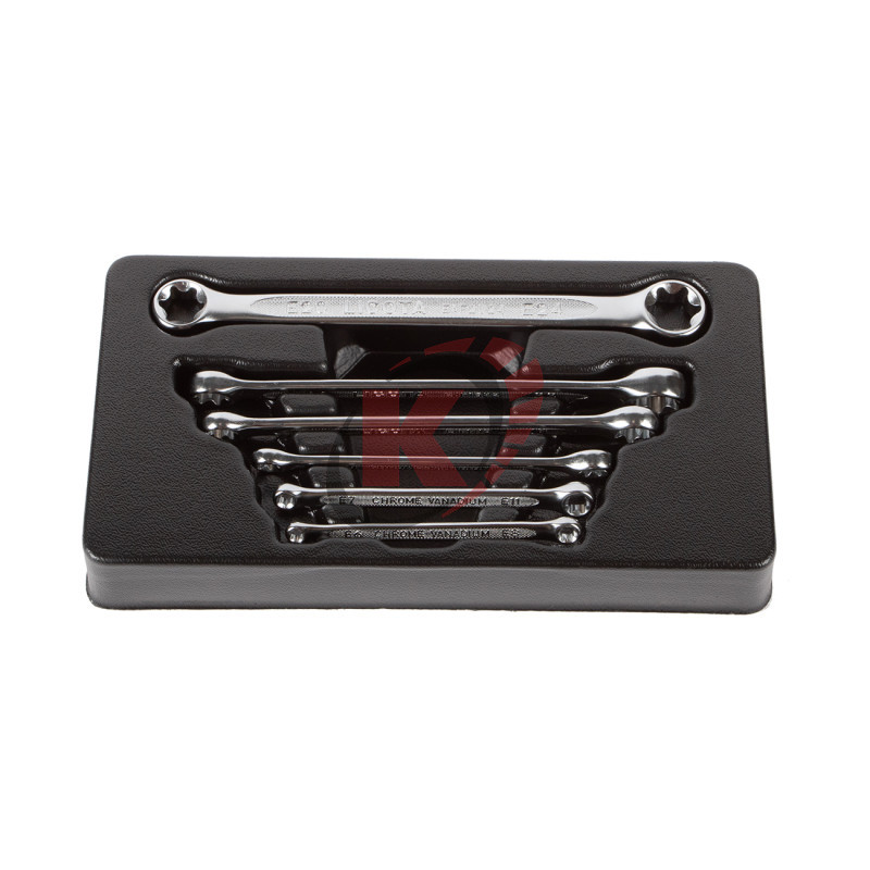 Набор ключей E-профиль 6пр. ложемент (ACK-274011) Licota