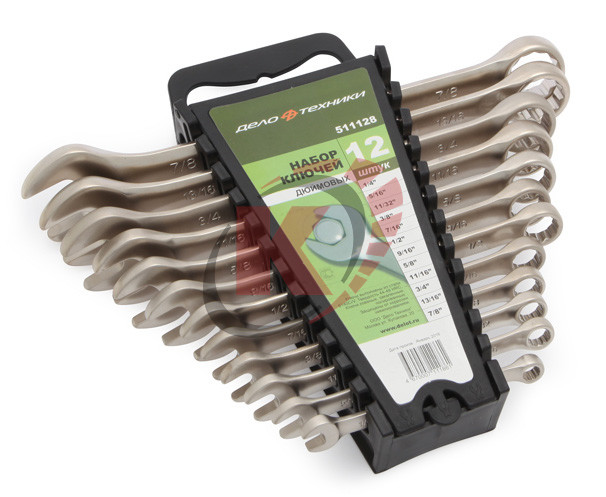 Набор ключей комб. КГК-12 1/4"-7/8" (511128) Дело Техники