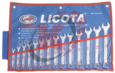 Набор ключей комб. КГК-14 8-24 (AWT-EPFK04) Spline Licota