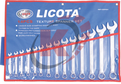 Набор ключей комб. КГК-14 дюймовых 5/16"-1 1/4" (AWT-ERSK03) Licota
