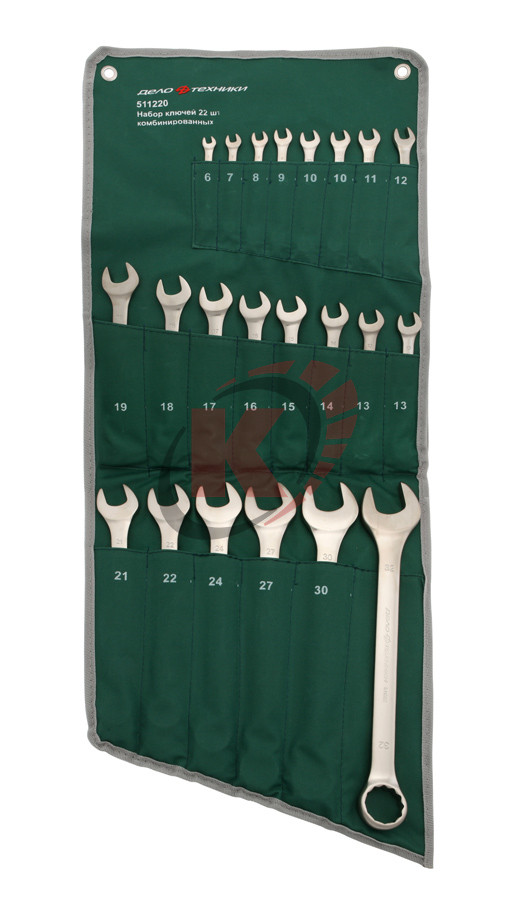 Набор ключей комб. КГК-22 6-32 планшет тетрон (511220) ДТ