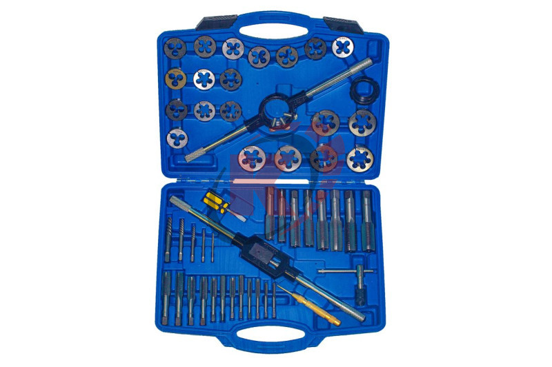 Набор метчиков и плашек метрический 51пр. (VR50547) Vertul