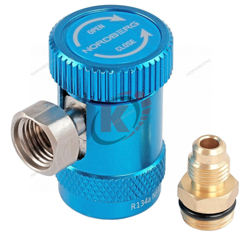 Муфта быстросъемная R134a низкое давление, синяя (NFA3L) Nordberg