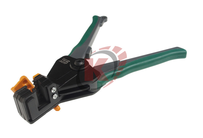 Клещи для снятия изоляции с кабелей 0.5-2.0мм зеленые ручки (JTC-5618A)