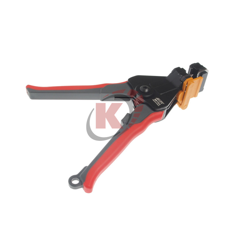 Клещи для снятия изоляции с кабелей 1.0-3.2мм красные ручки (JTC-5619A)