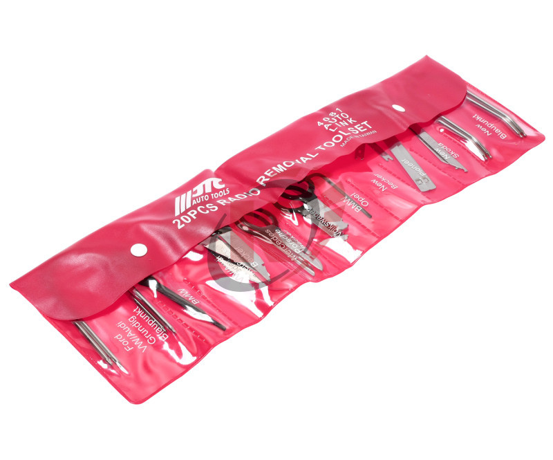 Набор для демонтажа автомагнитол 20 предметов (JTC-4081)