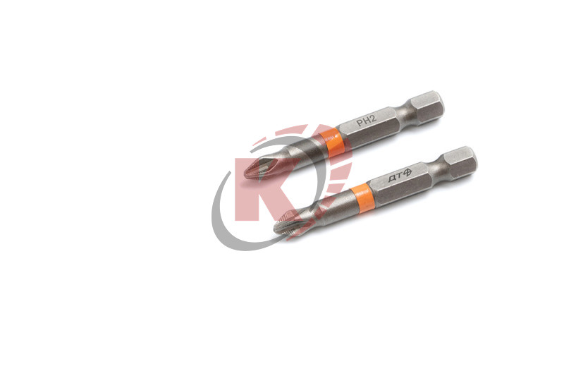 Бита PH2 L=50мм 1/4" набор 2шт (790222) ДТ