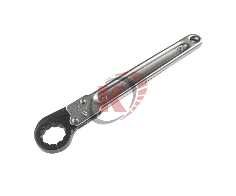 Раскрывающийся двенадцатигранный ключ с трещоткой 19мм, 200мм (JTC-332519)