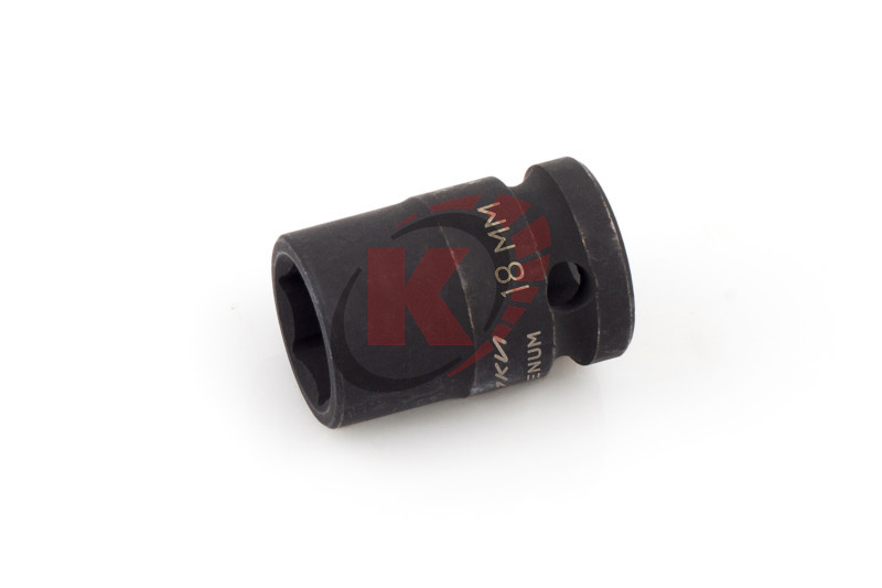 Головка торцевая 6гр. 1/2" S=18мм L=38мм ударная (660018) ДТ