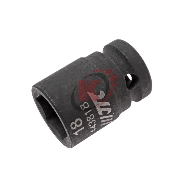 Головка торцевая 6гр. 1/2" S=18мм L=38мм ударная (JTC-443818)