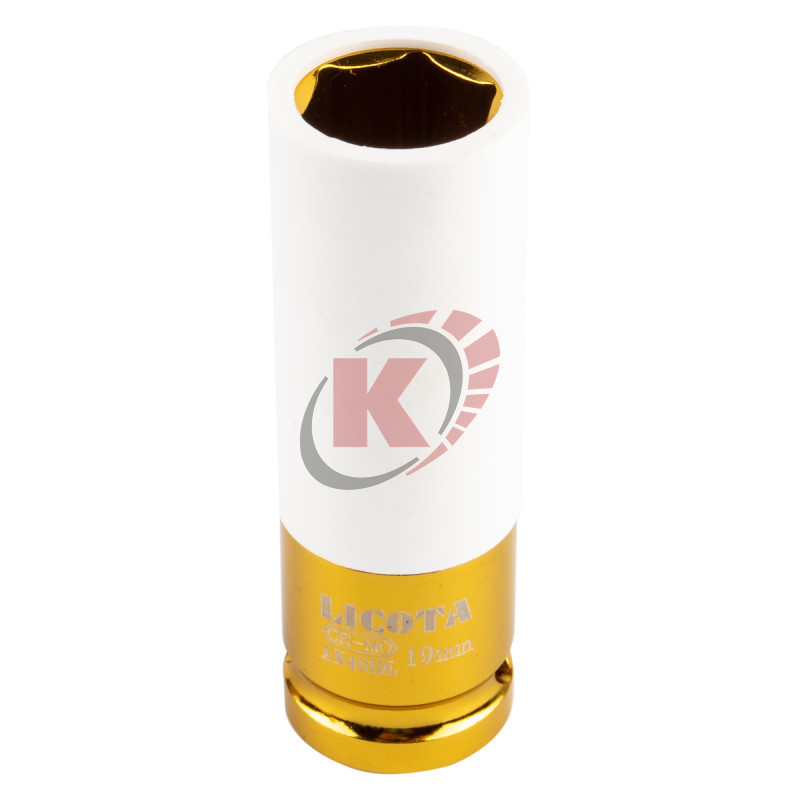 Головка торцевая 6гр. 1/2" S=19мм L=78мм ударная для литых дисков (AN4019L) Licota