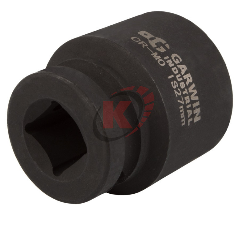 Головка торцевая 6гр. 1/2" S=27мм L=42мм ударная (620260-27) Garwin