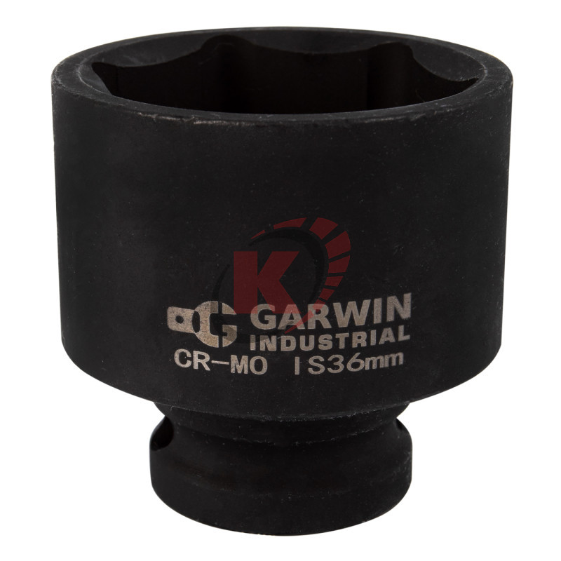 Головка торцевая 6гр. 1/2" S=36мм L=50мм ударная (620260-36) Garwin