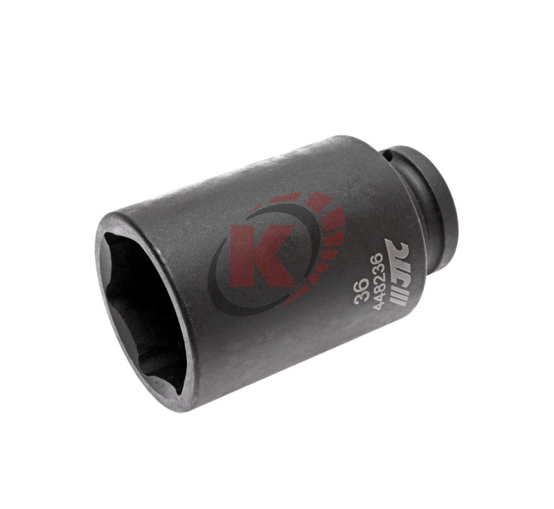 Головка торцевая 6гр. 1/2" S=36мм L=82мм ударная (JTC-448236)